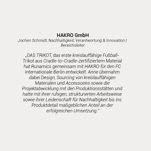 Testimonial, Jochen Schmidt, HAKRO