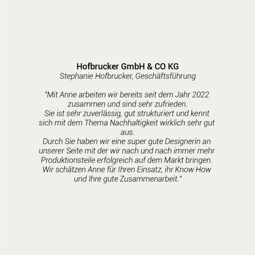 Testimonial Stephanie Hofbrucker